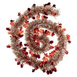 ATMOSPHERA Guirlande de Noël  Soir  200cm Champagne & Rouge