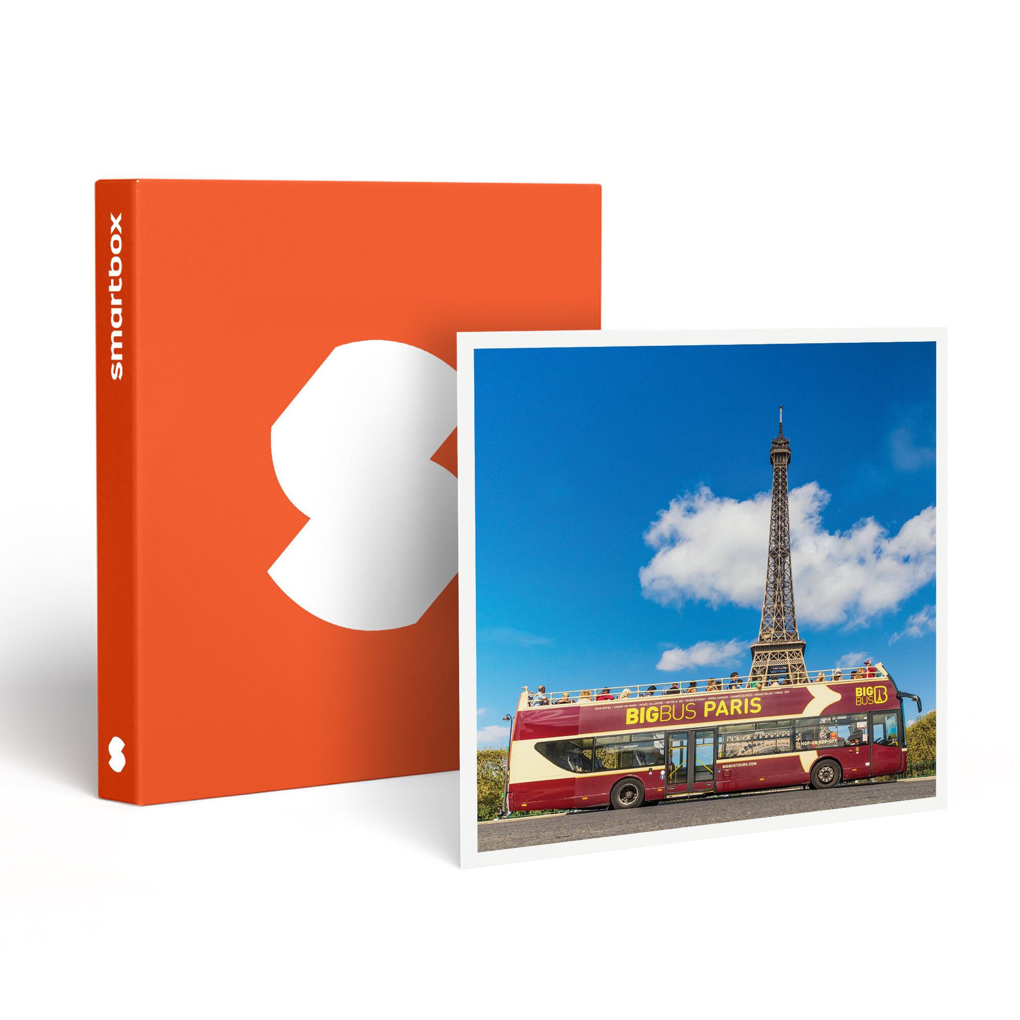 Smartbox Visite de paris pour 2 à bord d'un bus hop on, hop off à impériale - coffret cadeau sport & aventure