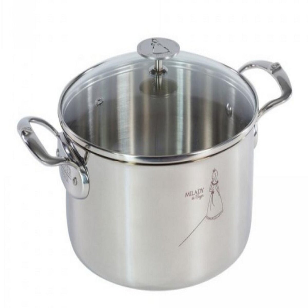 De buyer Faitout inox 24cm + couvercle - 3427.24