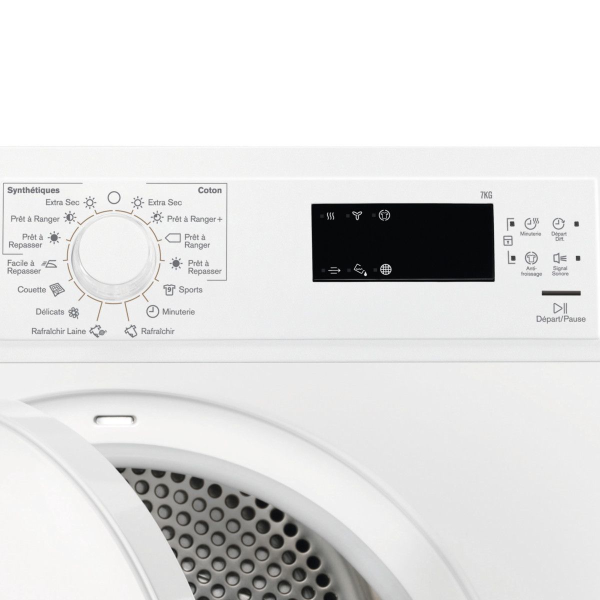 ELECTROLUX Sèche-linge porte pleine EDH3673PDS, 7 Kg, Condensation, Pompe à chaleur