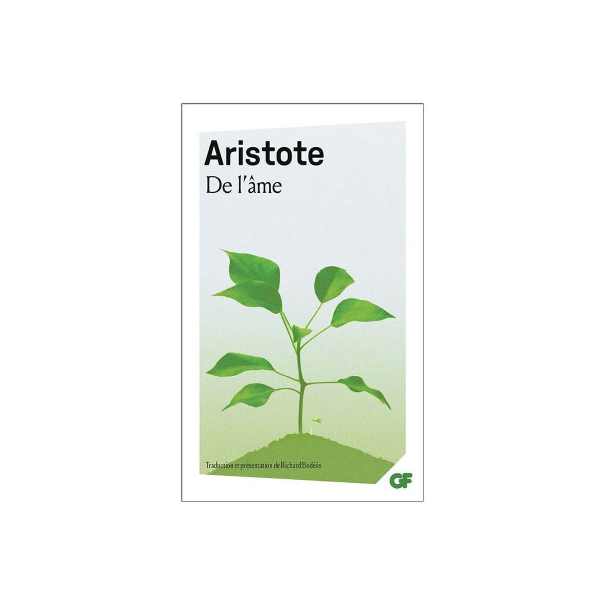 FLAMMARION De l'âme (On the Soul) d'Aristote, édition française GF