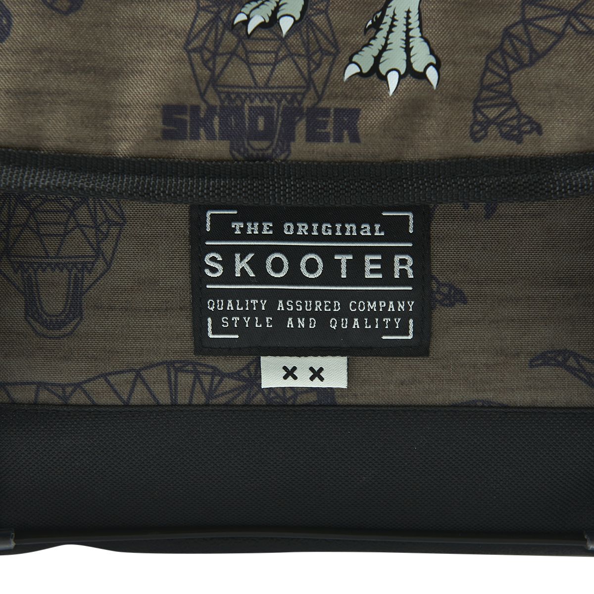 Cartable 38 cm CP/CE1/CE2 marron SKOOTER DINO