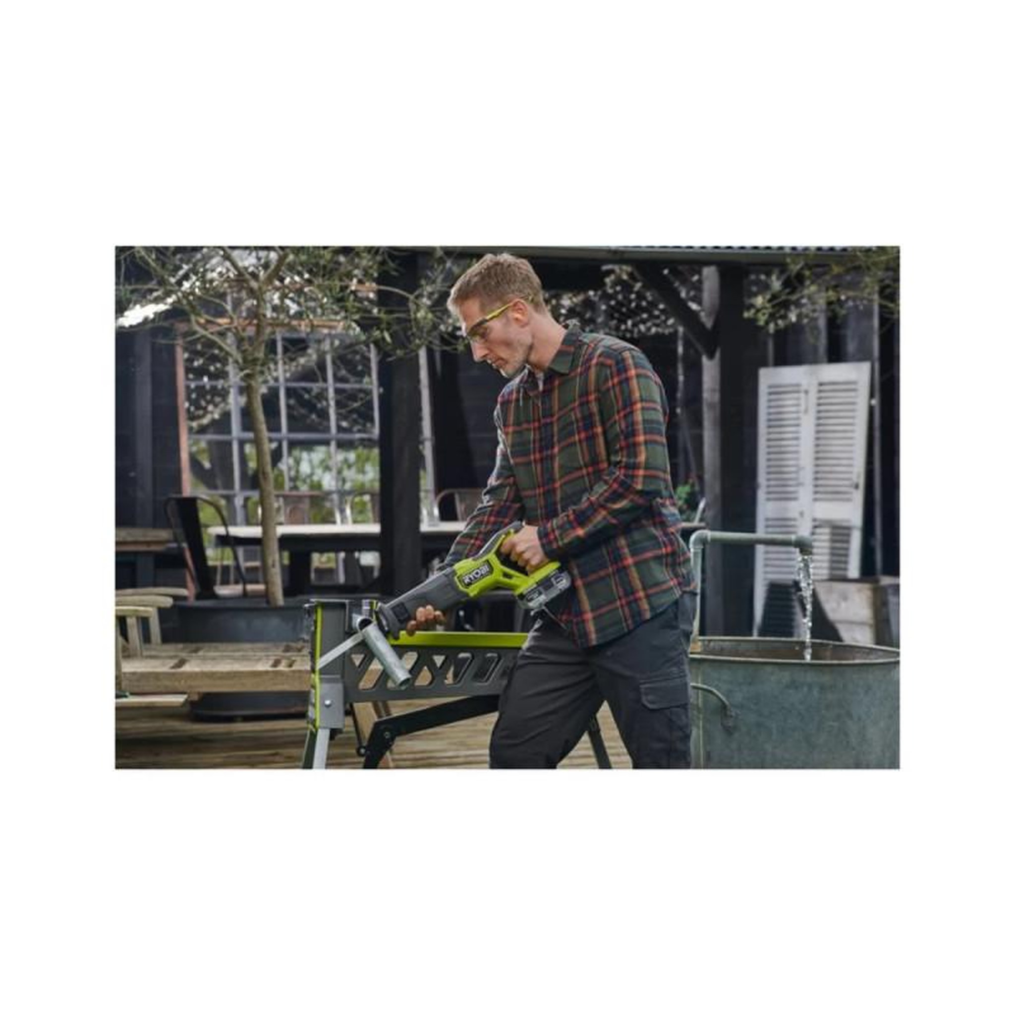 Voir la diapositive 4 : Ryobi Scie sabre Brushless 18V RYOBI - Sans batterie ni chargeur - RRS18BL-0
