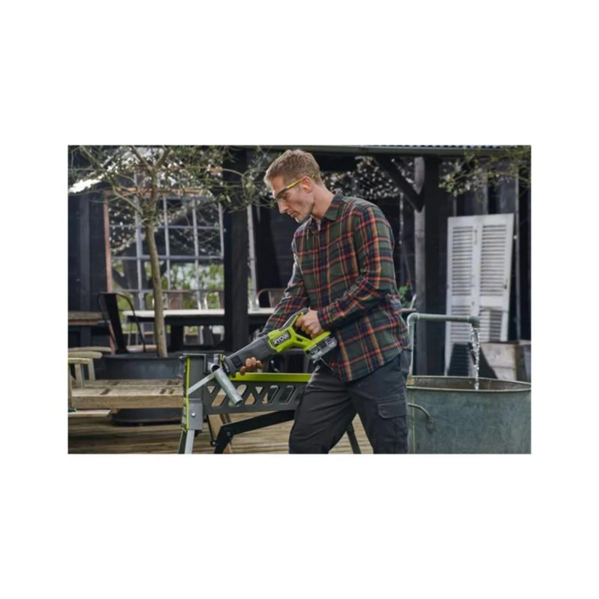 Ryobi Scie sabre Brushless 18V RYOBI - Sans batterie ni chargeur - RRS18BL-0