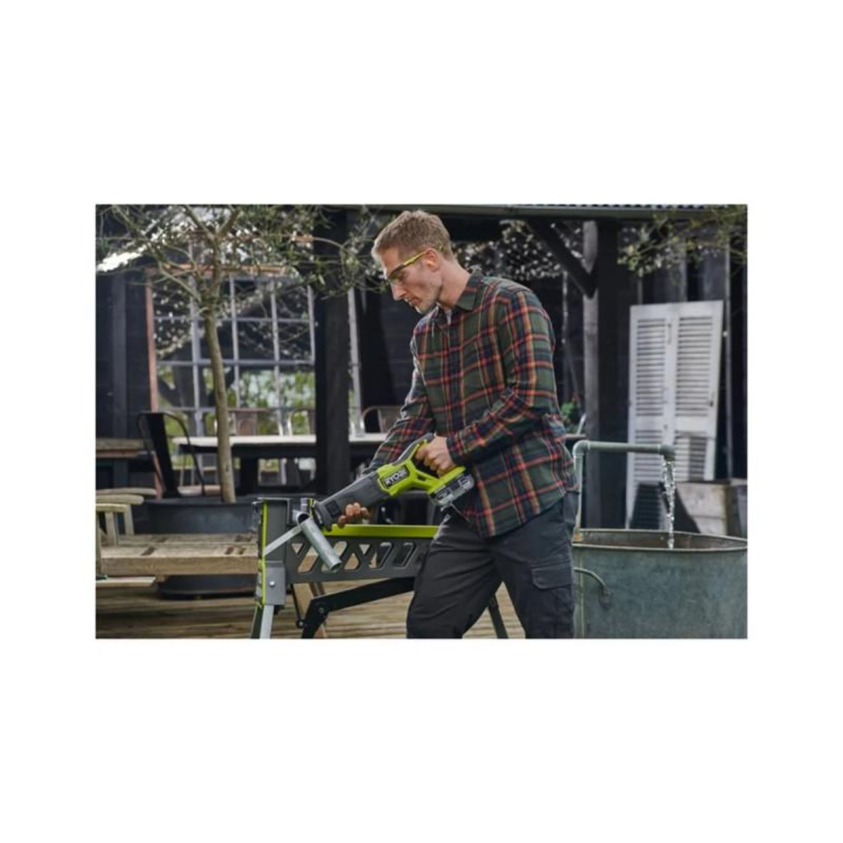 Ryobi Scie sabre Brushless 18V RYOBI - Sans batterie ni chargeur - RRS18BL-0