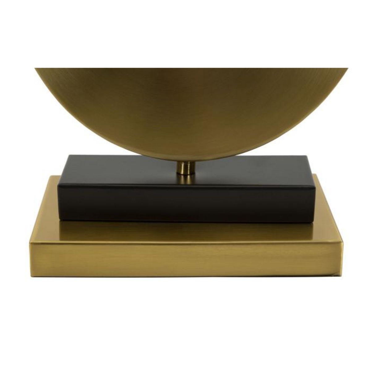 Paris Prix Lampe à Poser en Métal  Coin  53cm Or & Blanc