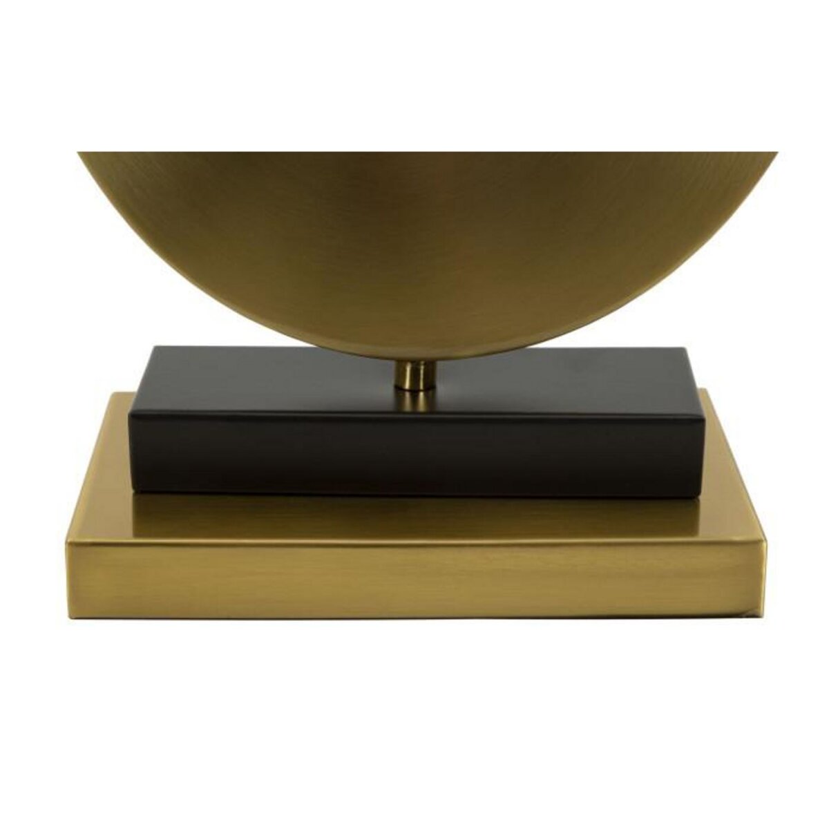 Paris Prix Lampe à Poser en Métal  Coin  53cm Or & Blanc