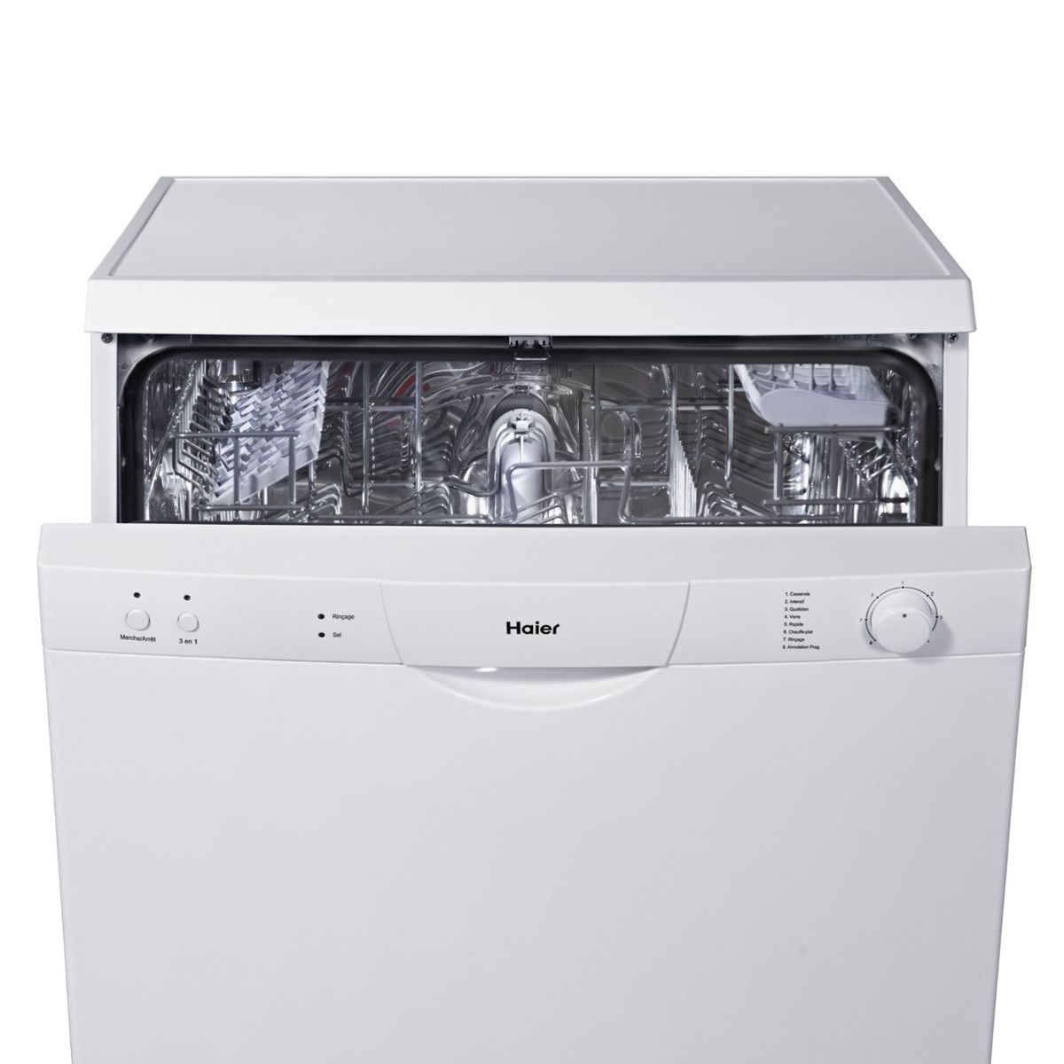 HAIER Lave-vaisselle DW12-TFE2-F, 12 Couverts, 60 cm, 49 dB, Pose libre