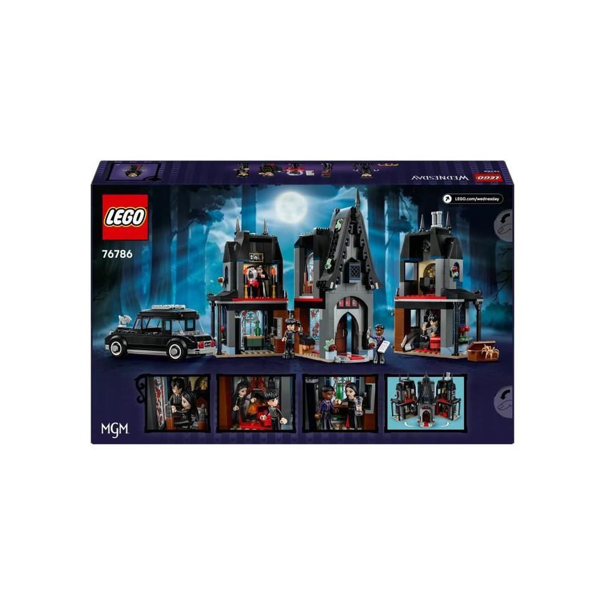 Voir la diapositive 6 : LEGO LEGO Mercredi 76786 Le Manoir de Morticia - Jeu de Construction des 10 ans - Mini-Poupées