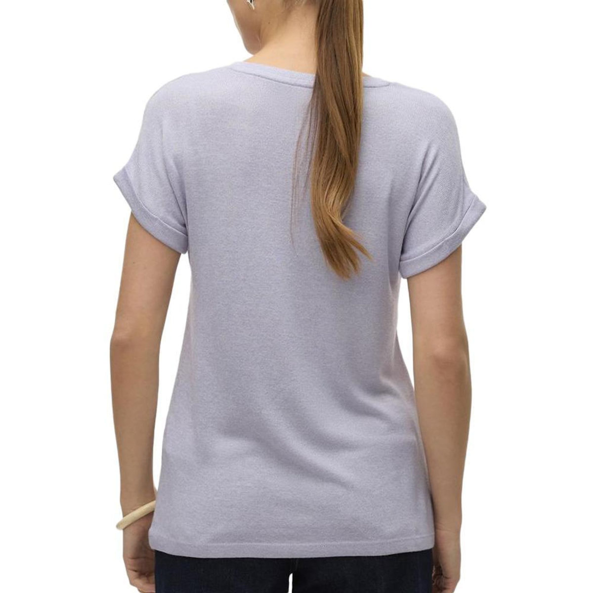 Vero Moda T Shirt Mauve Femme Vero Moda Brianna 10291353