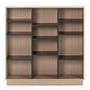 Voir la diapositive 3 : VS VENTA-STOCK Étagère Bibliothèque Vigo 110x110 cm , étagère pour bureau, couleur Chêne et Gris