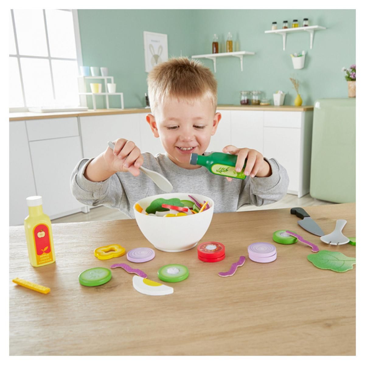 Hape Jeu de Cuisine Hape Toys - Ensemble de Salade Sain pour Enfants
