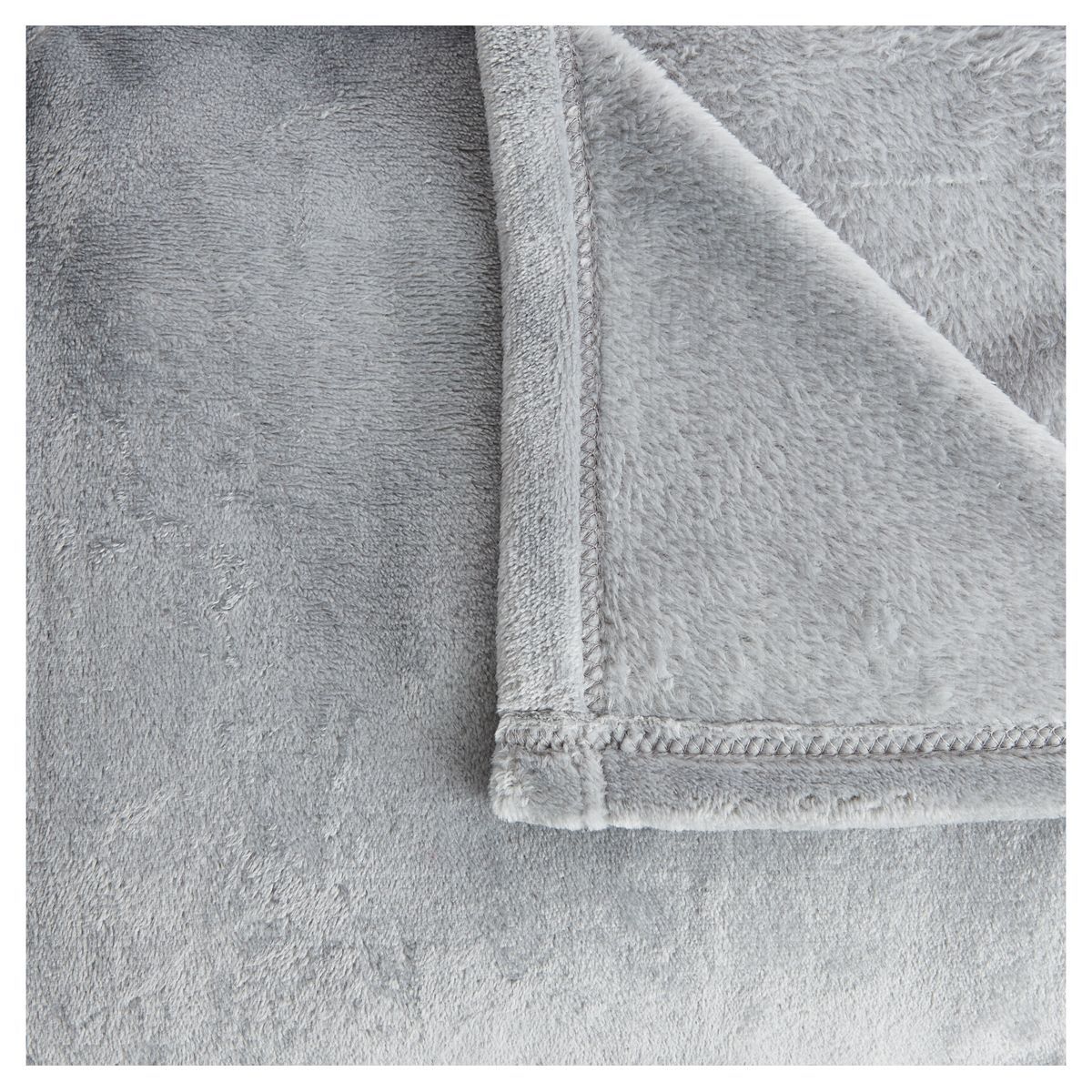 ACTUEL Couverture unie en flanelle de polyester 220gsm