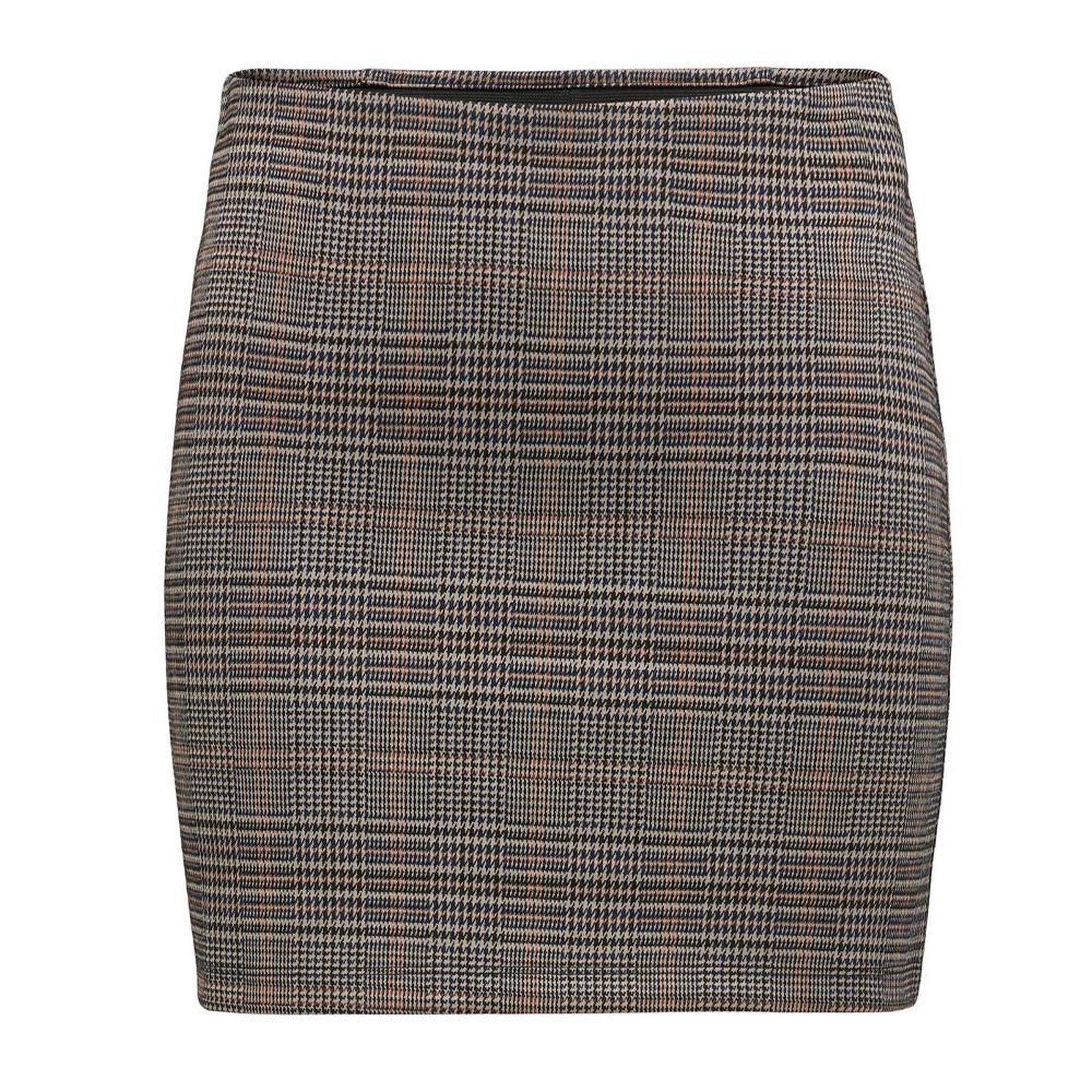 JACQUELINE DE YONG Jupe Marron à Motifs Femme JDY Isla. Coloris disponibles : Marron