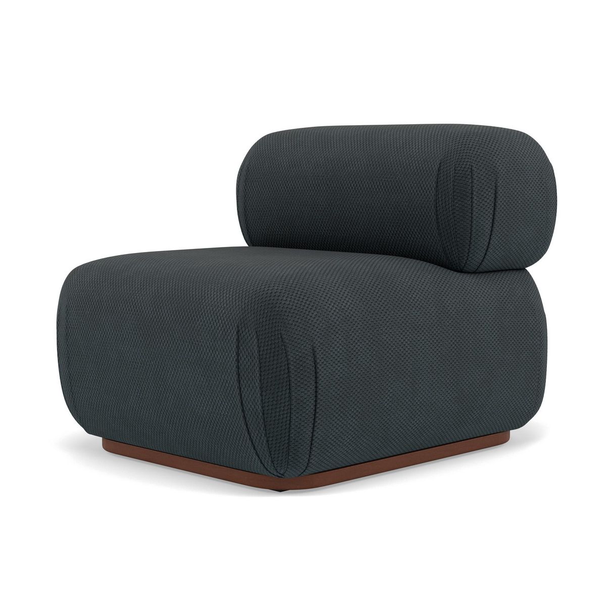 LISA DESIGN Penelope - module d'assise en velours texturé