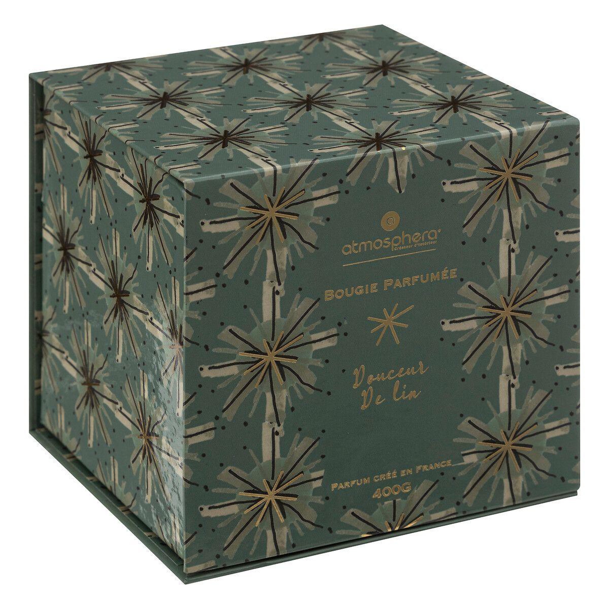 Voir la diapositive 3 : ATMOSPHERA Bougie parfumée  plum  400g douceur de lin