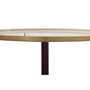 Voir la diapositive 2 : Paris Prix Table d'Appoint Design  Tami  51cm Crème & Prune
