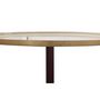 Voir la diapositive 2 : Paris Prix Table d'Appoint Design  Tami  51cm Crème & Prune