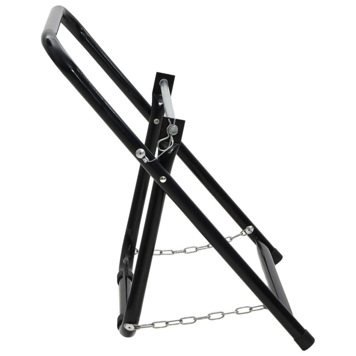 VIDAXL Chariot pour enrouleur de tuyau 48 cm 45 kg noir