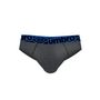 Voir la diapositive 3 : UMBRO Lot de 3 slips homme en coton ceinture bleue Diamon