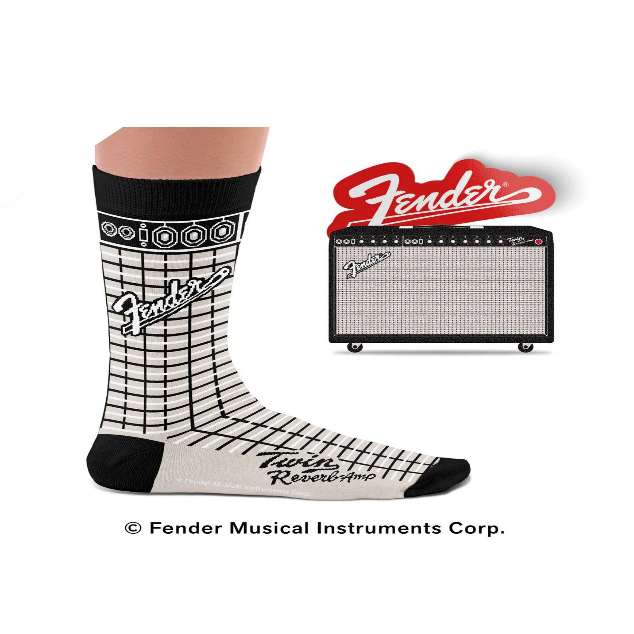 Voir la diapositive 3 : SOCK AFFAIRS Chaussettes fender, amplificateur twin reverb