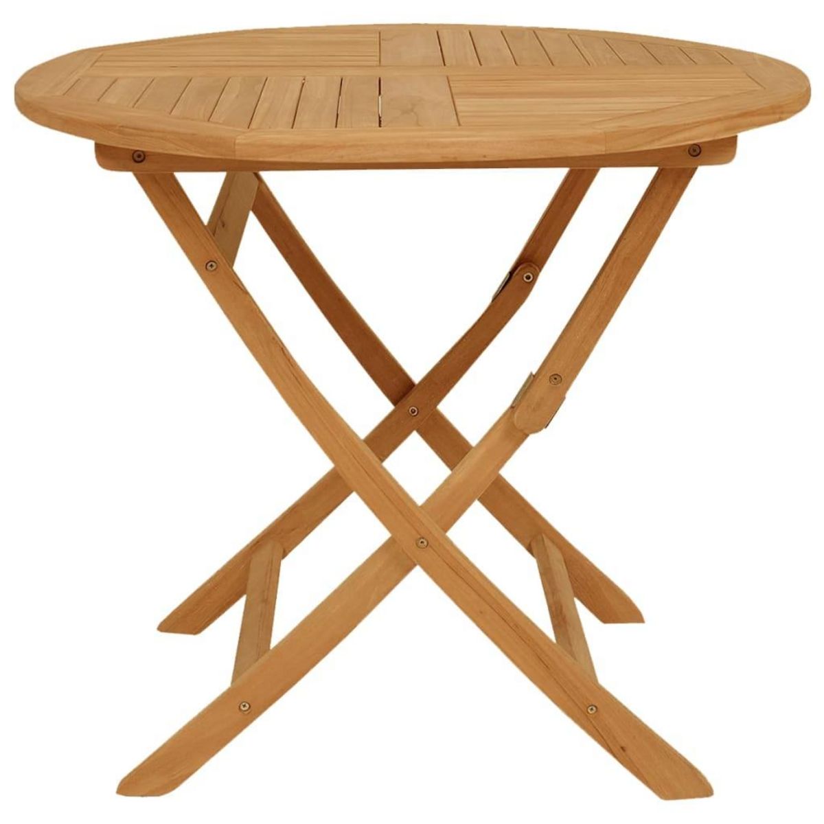 VIDAXL Ensemble a manger de jardin 5 pcs Bois de teck massif