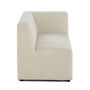 Voir la diapositive 1 : LISA DESIGN Nova - module d'assise droit - en velours