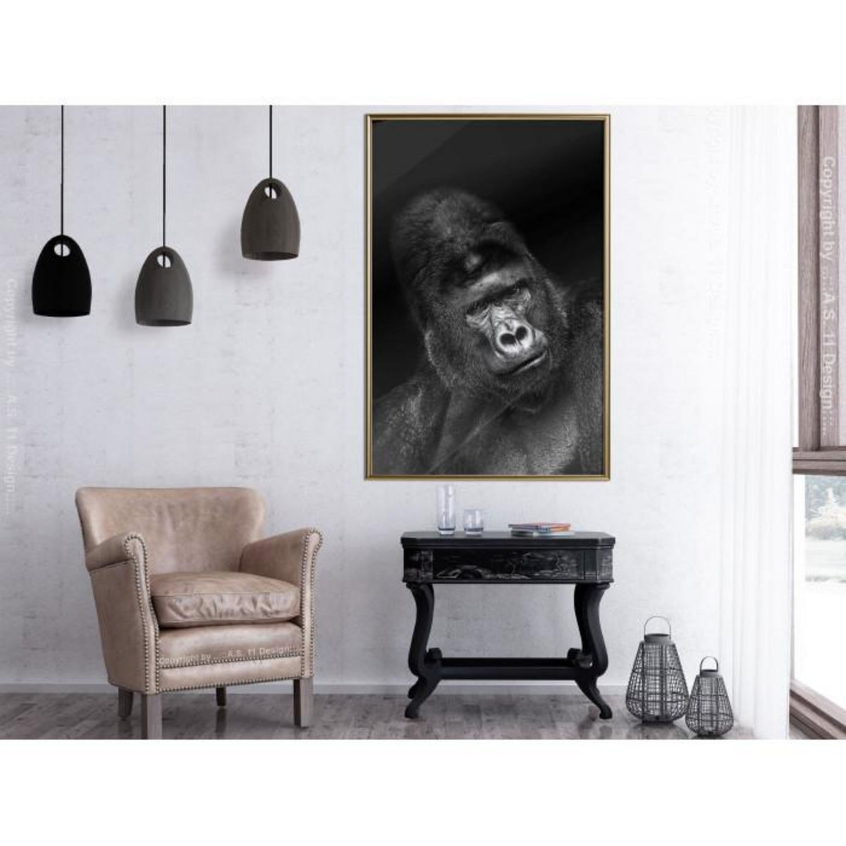 Paris Prix Affiche Murale Encadrée  Intelligent Gaze