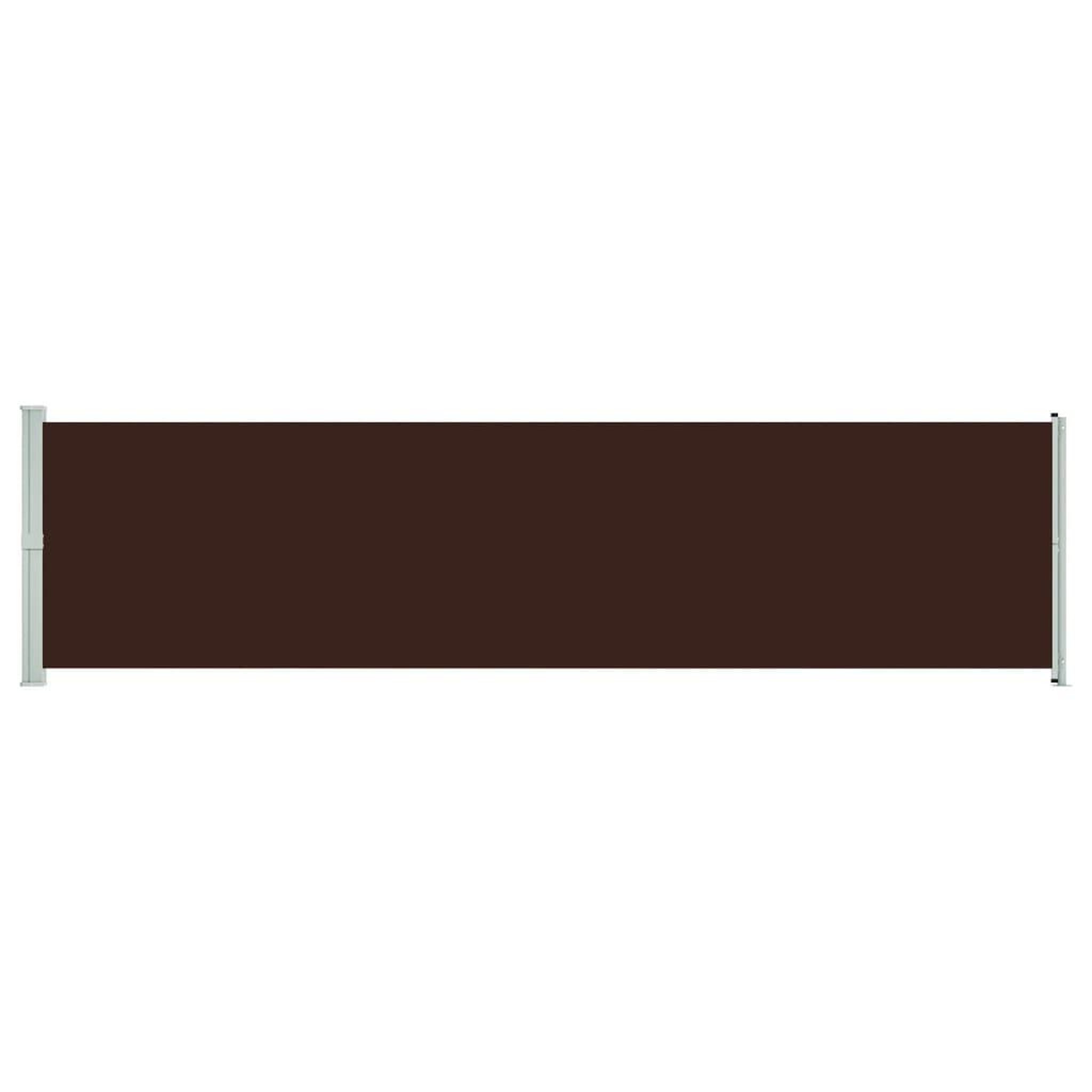 Voir la diapositive 2 : VIDAXL Auvent lateral retractable de patio 600x160 cm marron