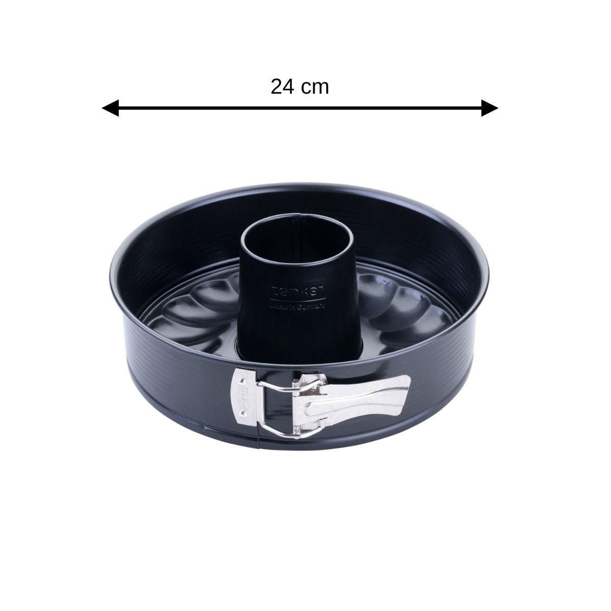 ZENKER Moule à manqué et à savarin double fond 24 cm Zenker PerfectBack+