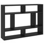 Voir la diapositive 2 : VIDAXL Etagere murale Noir 75x16x55 cm Bois d'ingenierie
