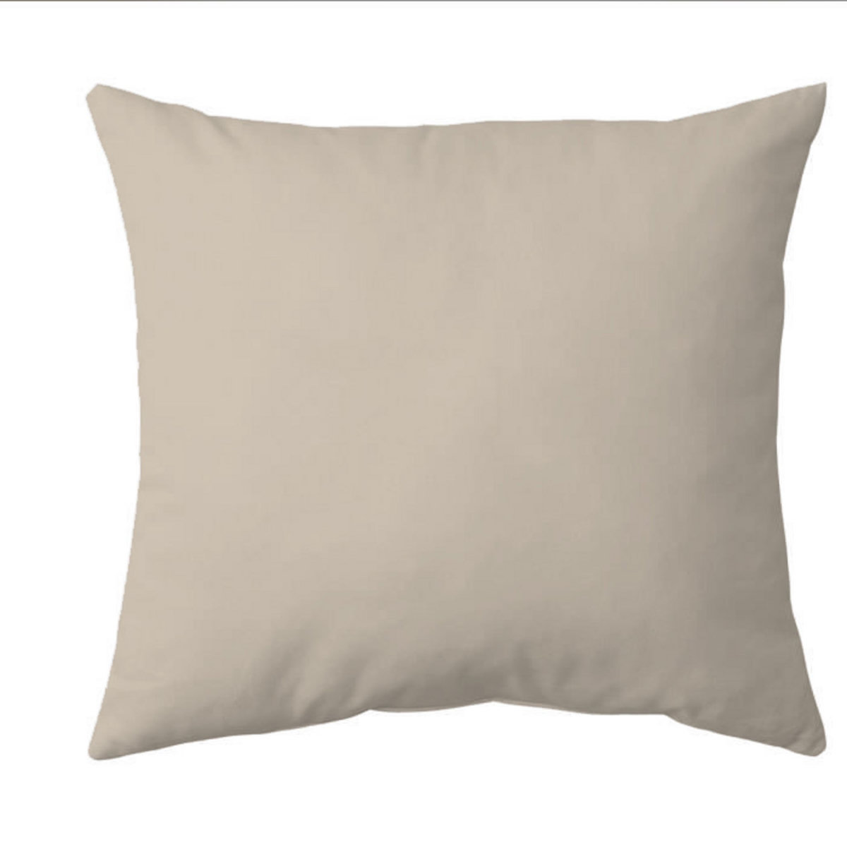 Taie d'oreiller uni en microfibre 