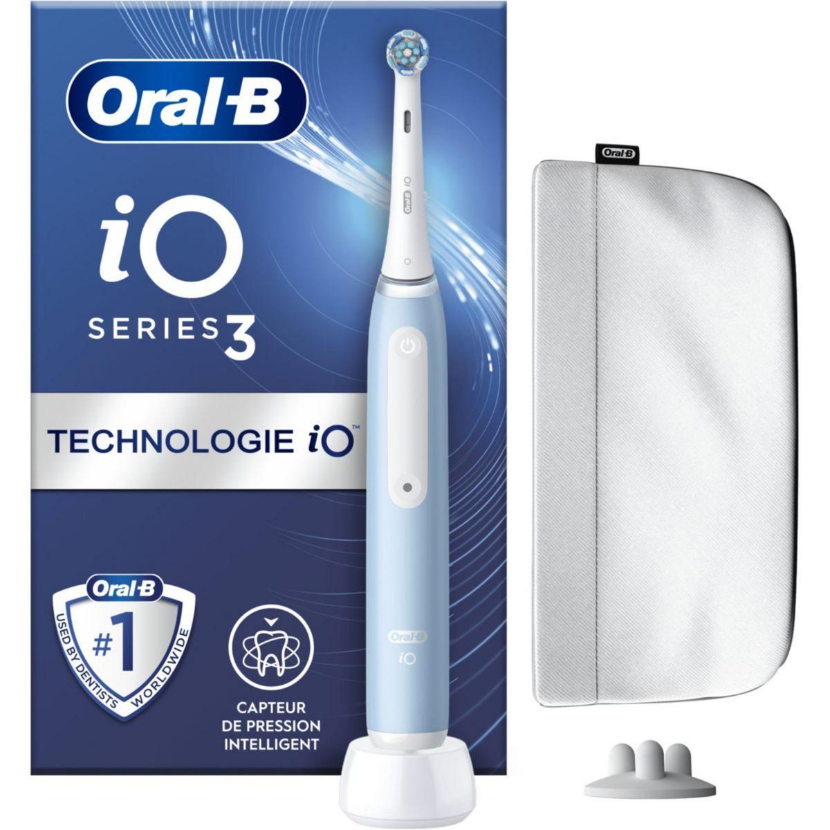 ORAL B Brosse à dents électrique iO 3 Bleue Edition cadeau