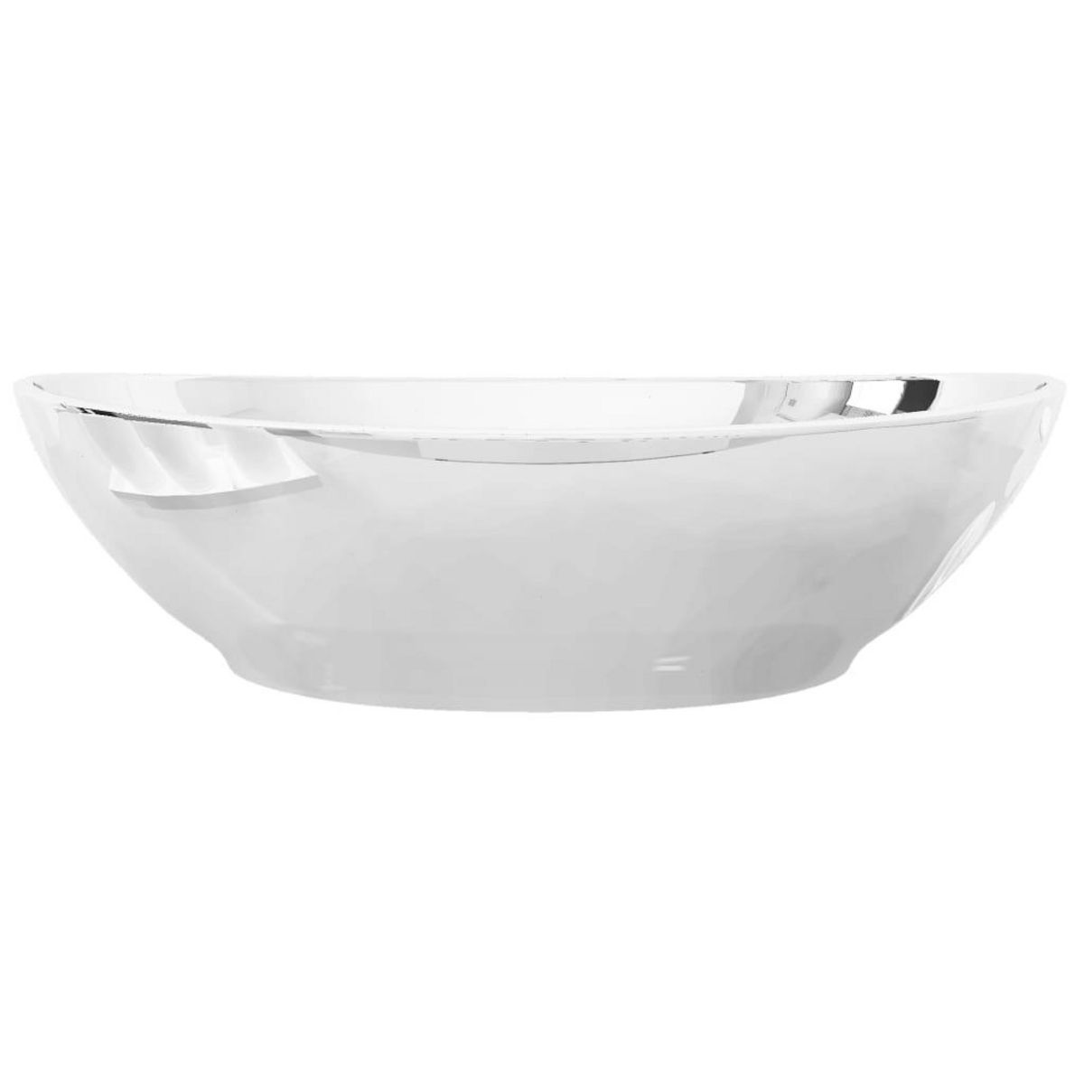 VIDAXL Lavabo 40  x 33 x 13,5 cm Ceramique Argente