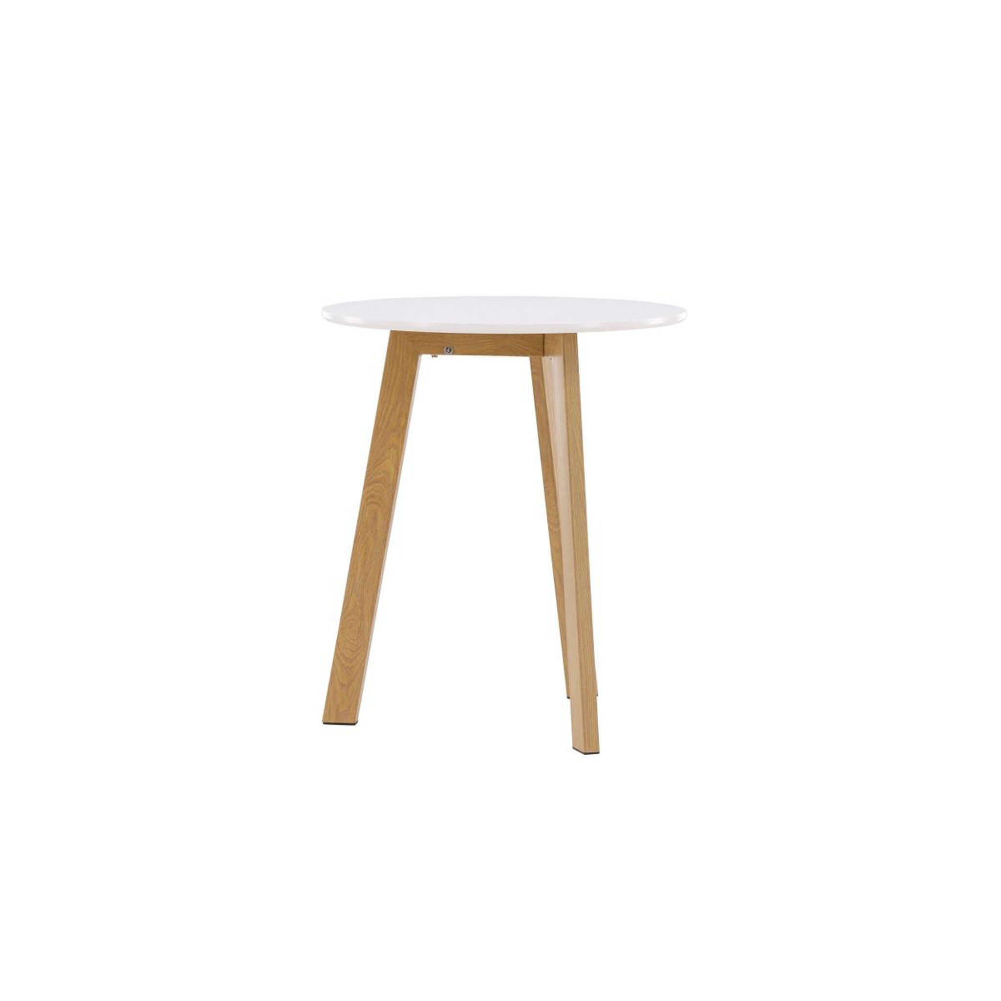 Voir la diapositive 4 : Paris Prix Table à manger design  leonora  65cm blanc