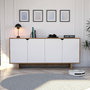 Voir la diapositive 3 : Habitat et Jardin Buffet en bois  Mete  - 180 x 40 x 81 cm - Blanc