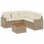 Voir la diapositive 2 : VIDAXL Salon de jardin avec coussins 6 pcs beige resine tressee