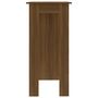 Voir la diapositive 4 : VIDAXL Table de bar avec etagere chene marron bois d'ingenierie