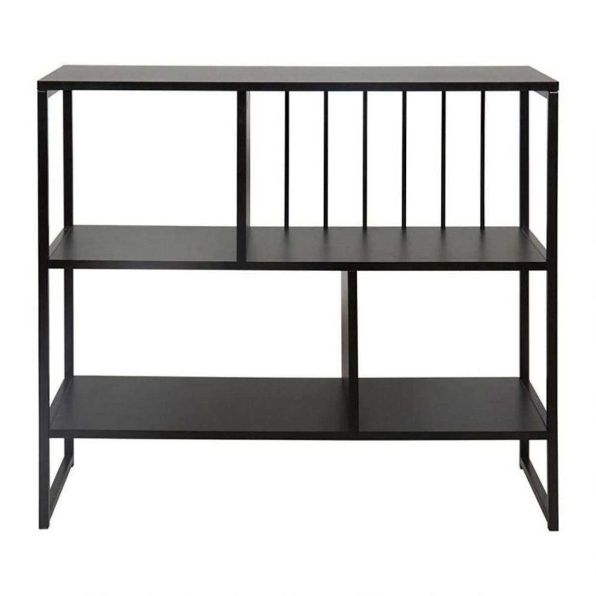 OSTARIA Étagère bois pieds métal Berlin