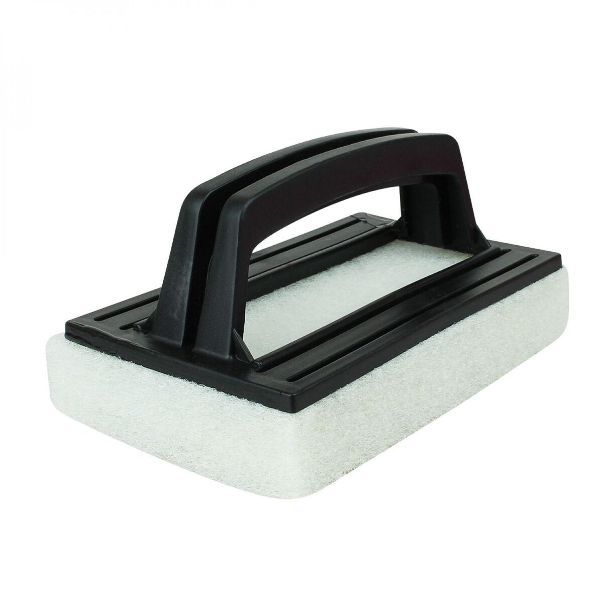 LINXOR Brosse, éponge ligne d'eau avec poignée pour piscine - 8.5 cm x 14.5 cm - Noir