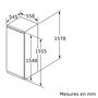 Voir la diapositive 3 : Siemens Réfrigérateur 1 porte intégrable à pantographe 248l - ki72lade0