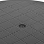 Voir la diapositive 5 : VIDAXL Table de jardin Anthracite 89 cm Plastique