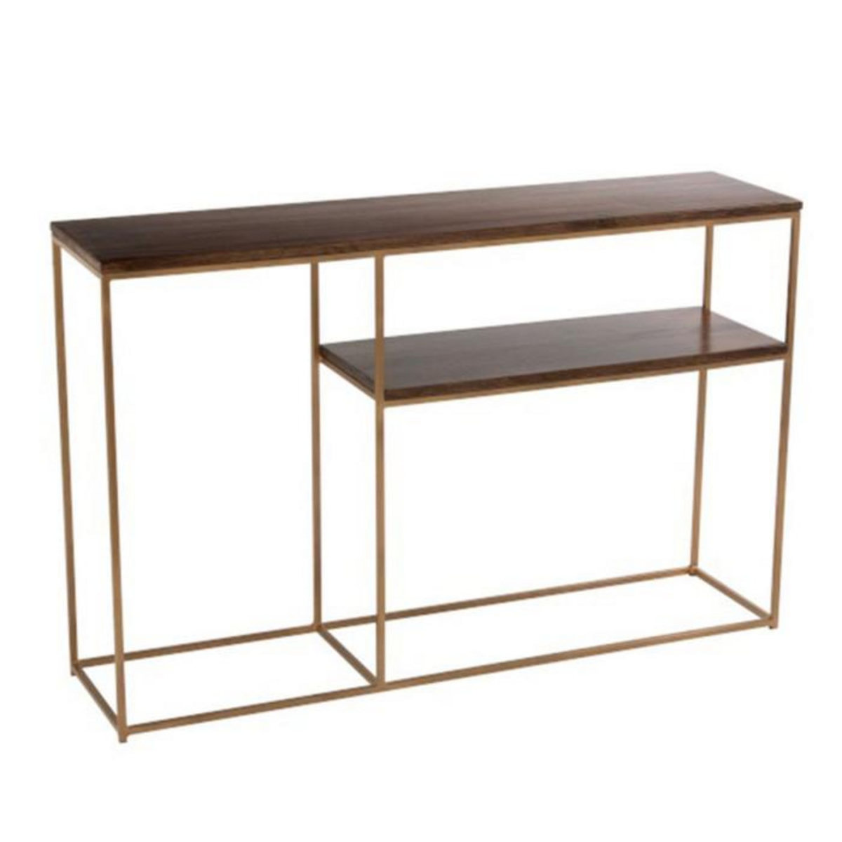 Paris Prix Console 2 Parties Design  Rafi  114cm Marron