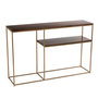 Voir la diapositive 1 : Paris Prix Console 2 Parties Design  Rafi  114cm Marron