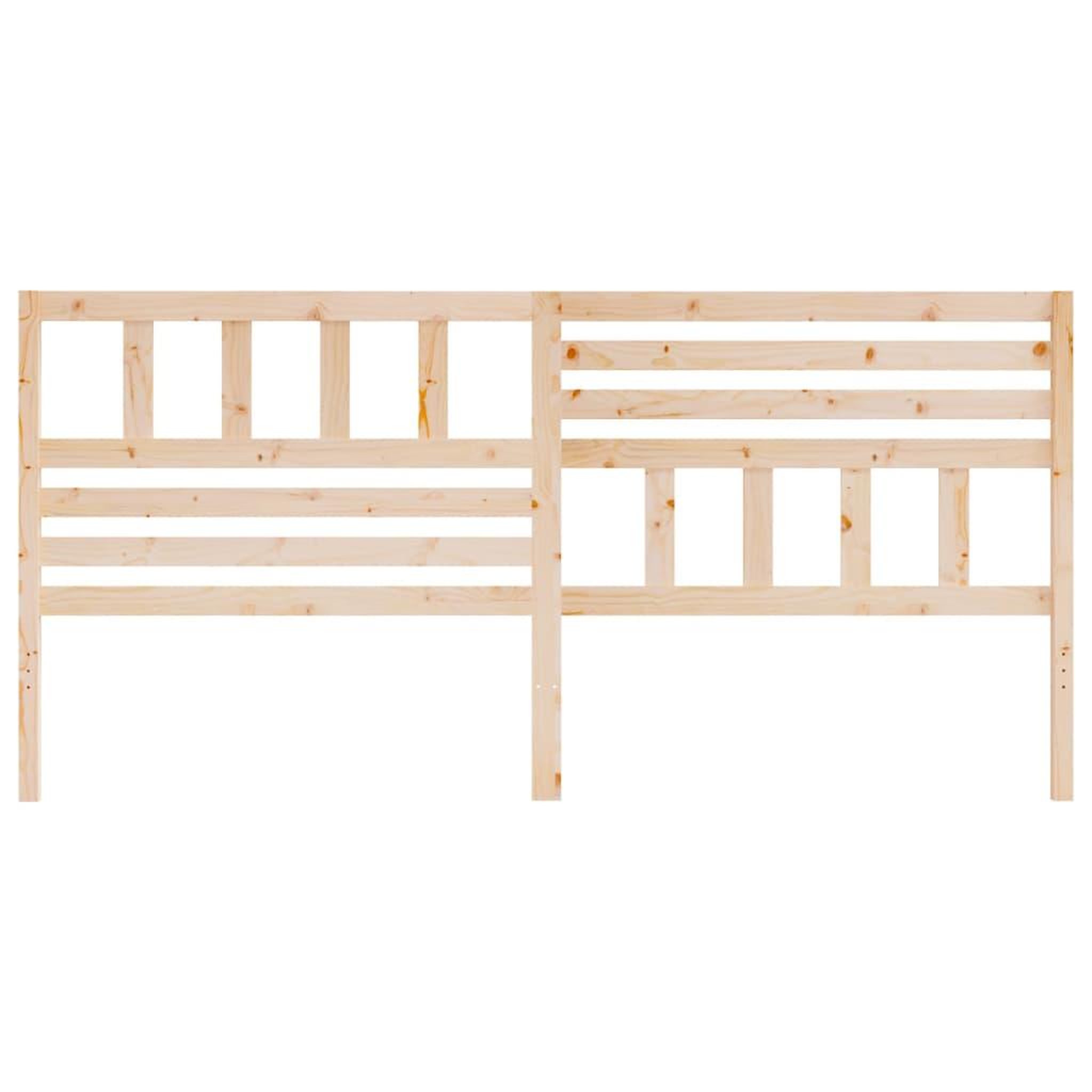Voir la diapositive 4 : VIDAXL Tete de lit 206x4x100 cm Bois massif de pin