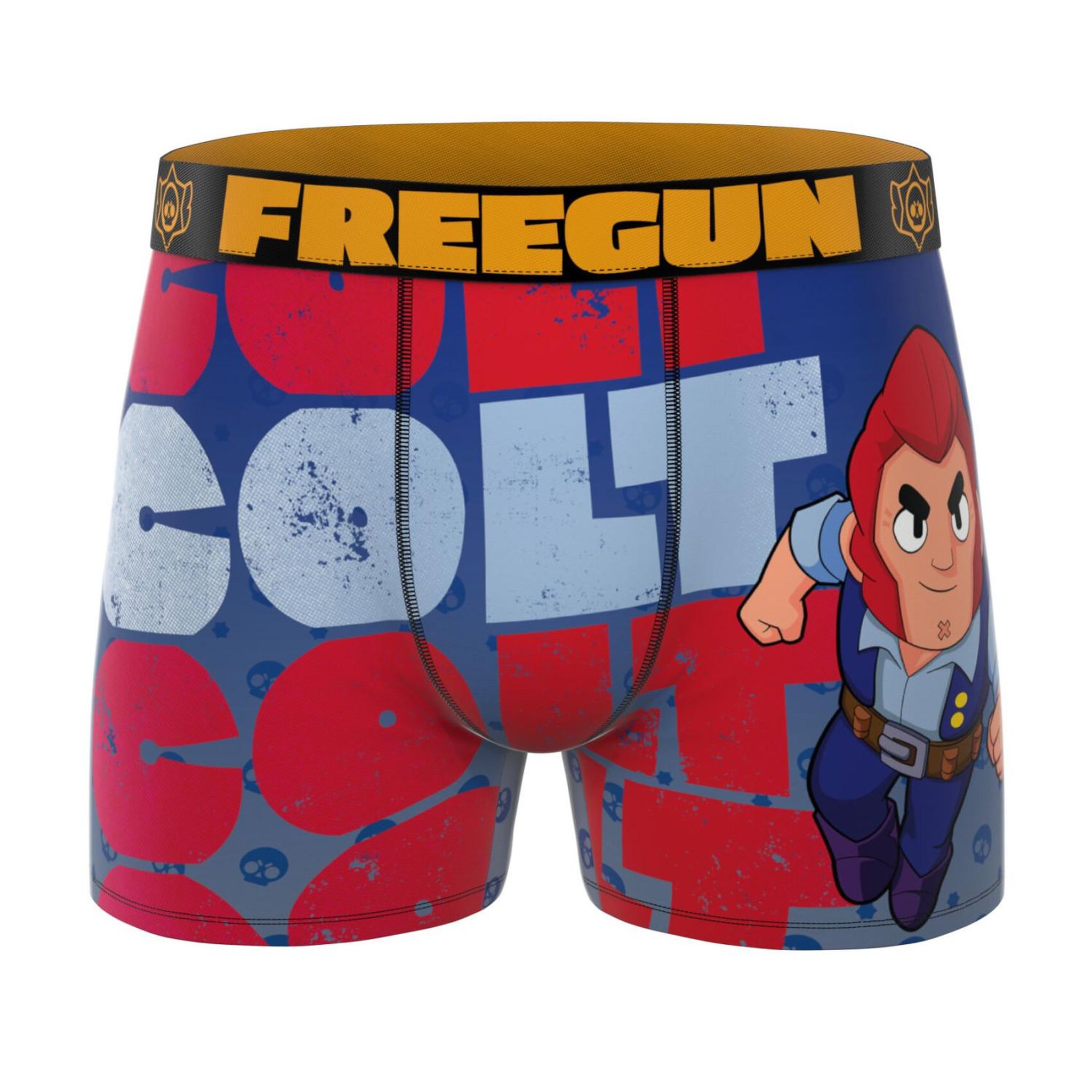 Voir la diapositive 3 : FREEGUN Lot de 3 boxers junior Brawl Stars