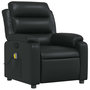 Voir la diapositive 4 : VIDAXL Fauteuil de massage inclinable Noir Similicuir