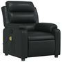 Voir la diapositive 4 : VIDAXL Fauteuil de massage inclinable Noir Similicuir