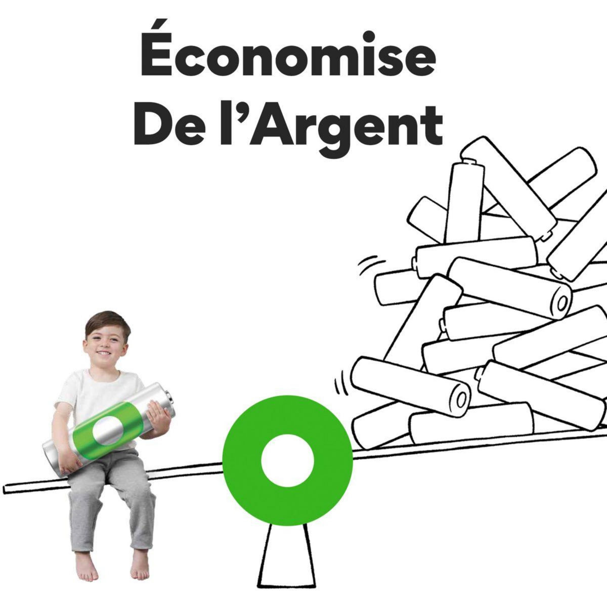 GP BATTERIES Pile rechargeable 9V ReCyckO 1 pile 200mAh