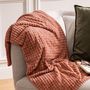 Voir la diapositive 2 : ATMOSPHERA Plaid flanelle 3D  Atmosphera Viggo 125x150 cm